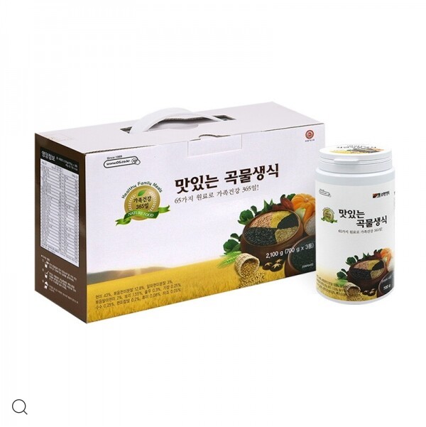 맛있는 자연곡물 세트 (700g x 3통) 오행생식 : 오행건강센터