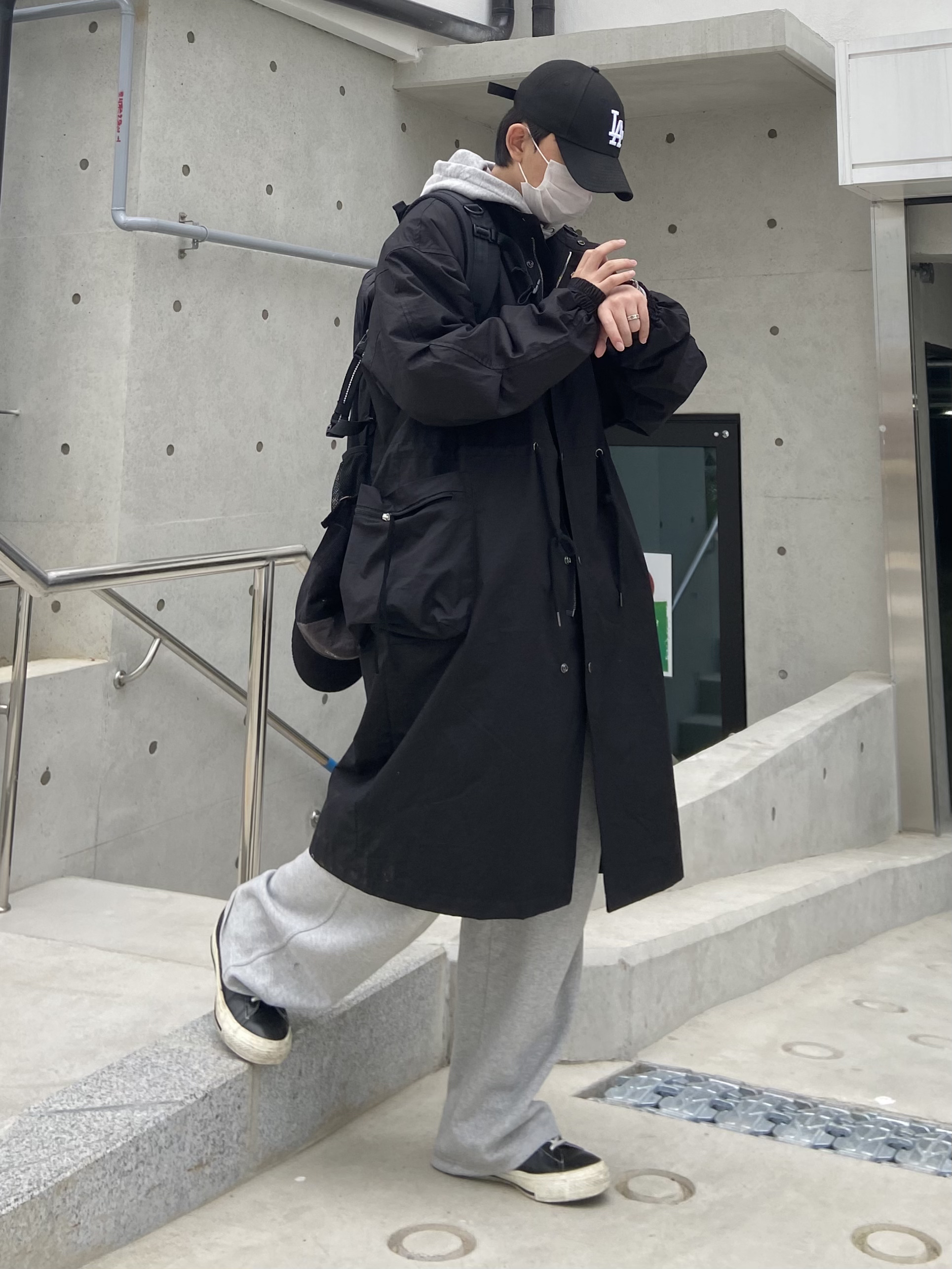 m65 롱 트렌치 피시테일 야상 : 단 스튜디오