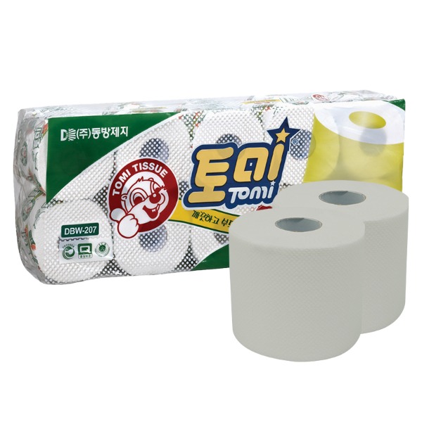 토미 두루마리 롤 화장지 무형광 2겹 35m 10롤 X 5팩 : 토탈쇼핑