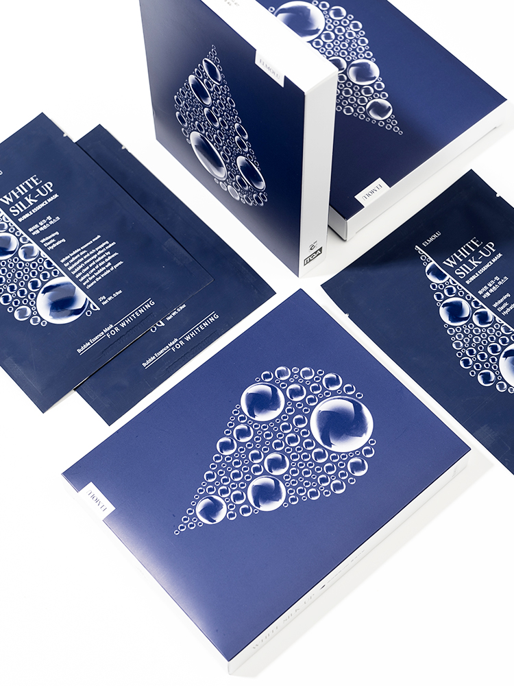 엘모르 화이트 실크-업 산소 버블 에센스 마스크 SET 5P : 에스엘씨
