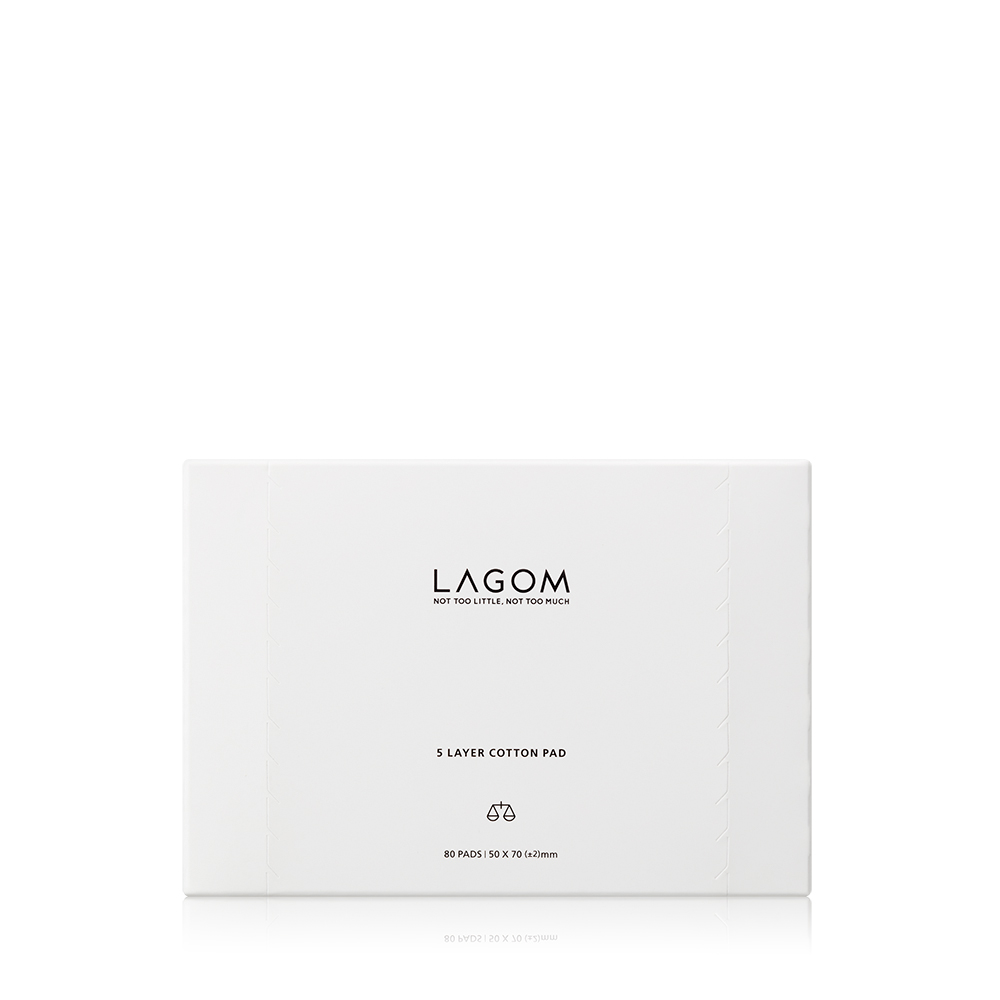 라곰 5겹 화장솜 순면 80매 : LAGOM: 본사직영몰