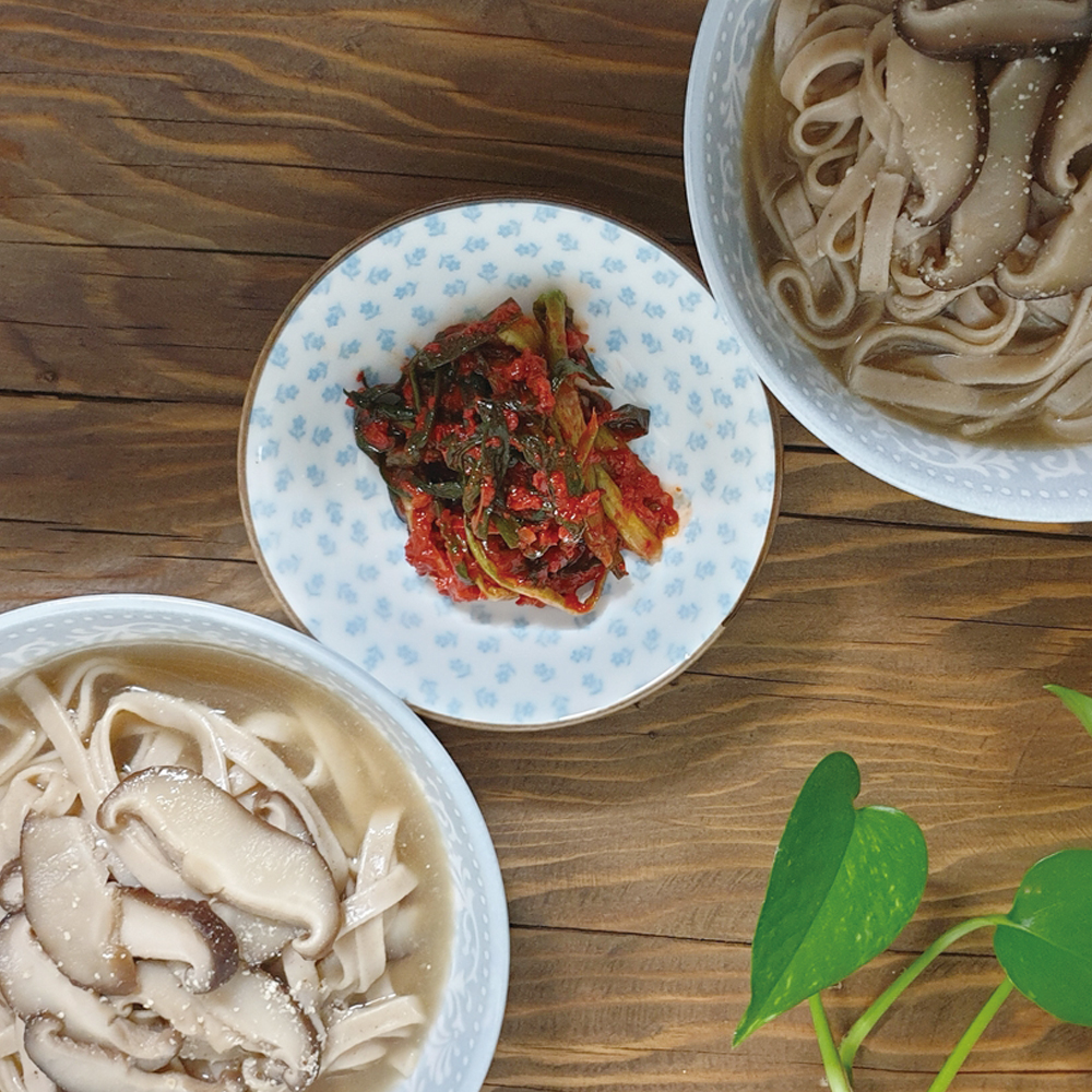 밀가루 없이  늘보리로 만든 보리면 +납작보리면/냉면, 콩국수, 비빔국수, 칼국수, 짜장면, 파스타 등 : 비에스엠푸드