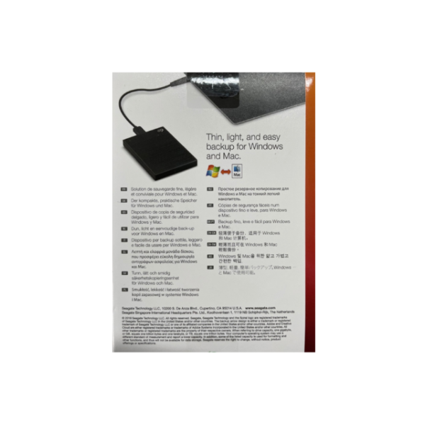 JCP 씨게이트 New Backup Plus Slim +Rescue 2TB : 주식회사 제이씨엠컴퍼니