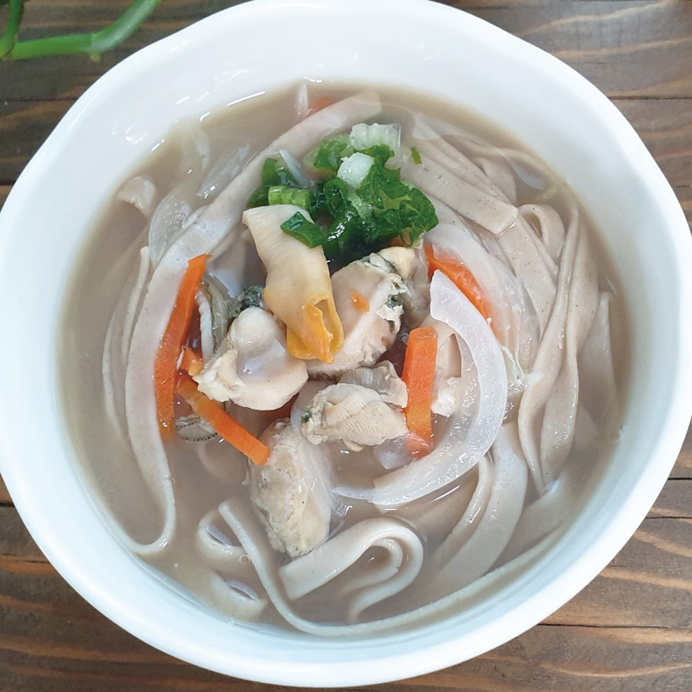 밀가루 없이  늘보리로 만든 보리면 +납작보리면/냉면, 콩국수, 비빔국수, 칼국수, 짜장면, 파스타 등 : 비에스엠푸드