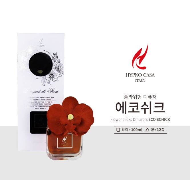 힙노카사 에코 쉬크 플라워 디퓨저 100ml (12종) : 인하우스세라믹