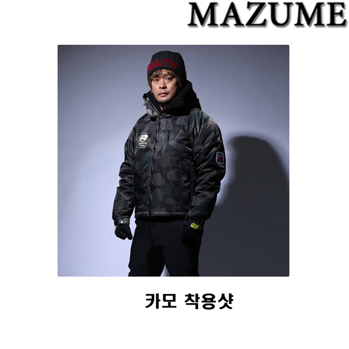 마즈메 타이드매니아 올웨더자켓VI MZXFW-086 동계낚시자켓 낚시자켓 2L-블랙카모 : 부산 만어낚시