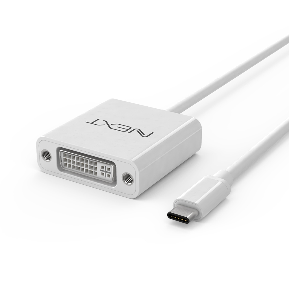 NEXT-2233TCD USB C타입 to DVI 젠더 맥북모니터연결 UHD 컨버터 : 아라정보