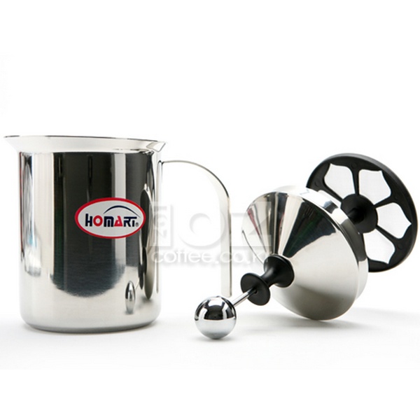 홈아트 스텐레스 우유거품기 350ml OMD-CM001A : 일온스