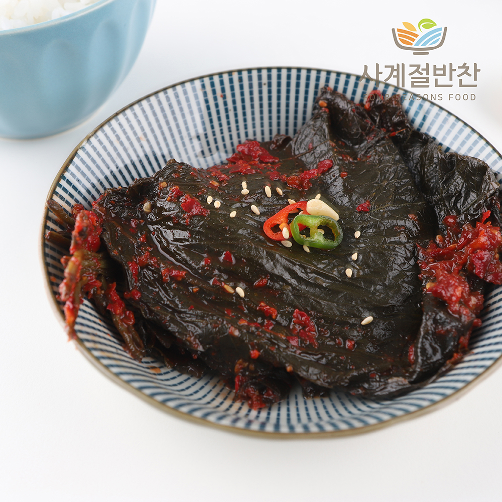 양념깻잎장아찌 500g 깻잎김치 : 사계절반찬