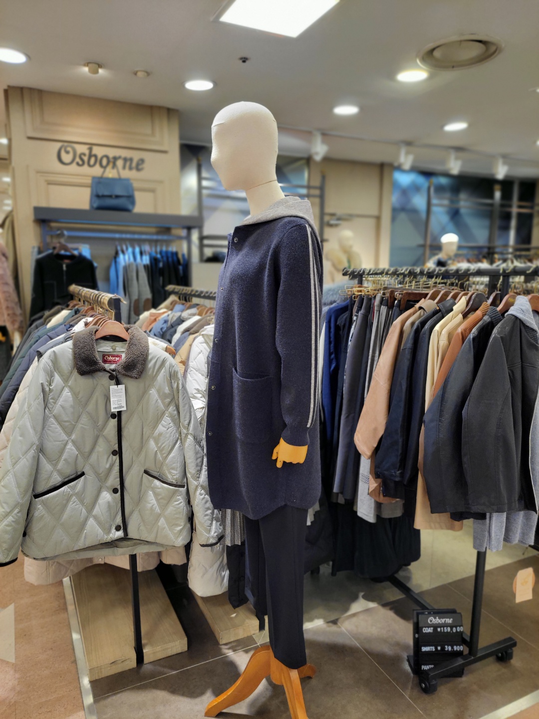 오스본 배색 후드코트  OSCK21N31  78 : NC동수원점 오스본