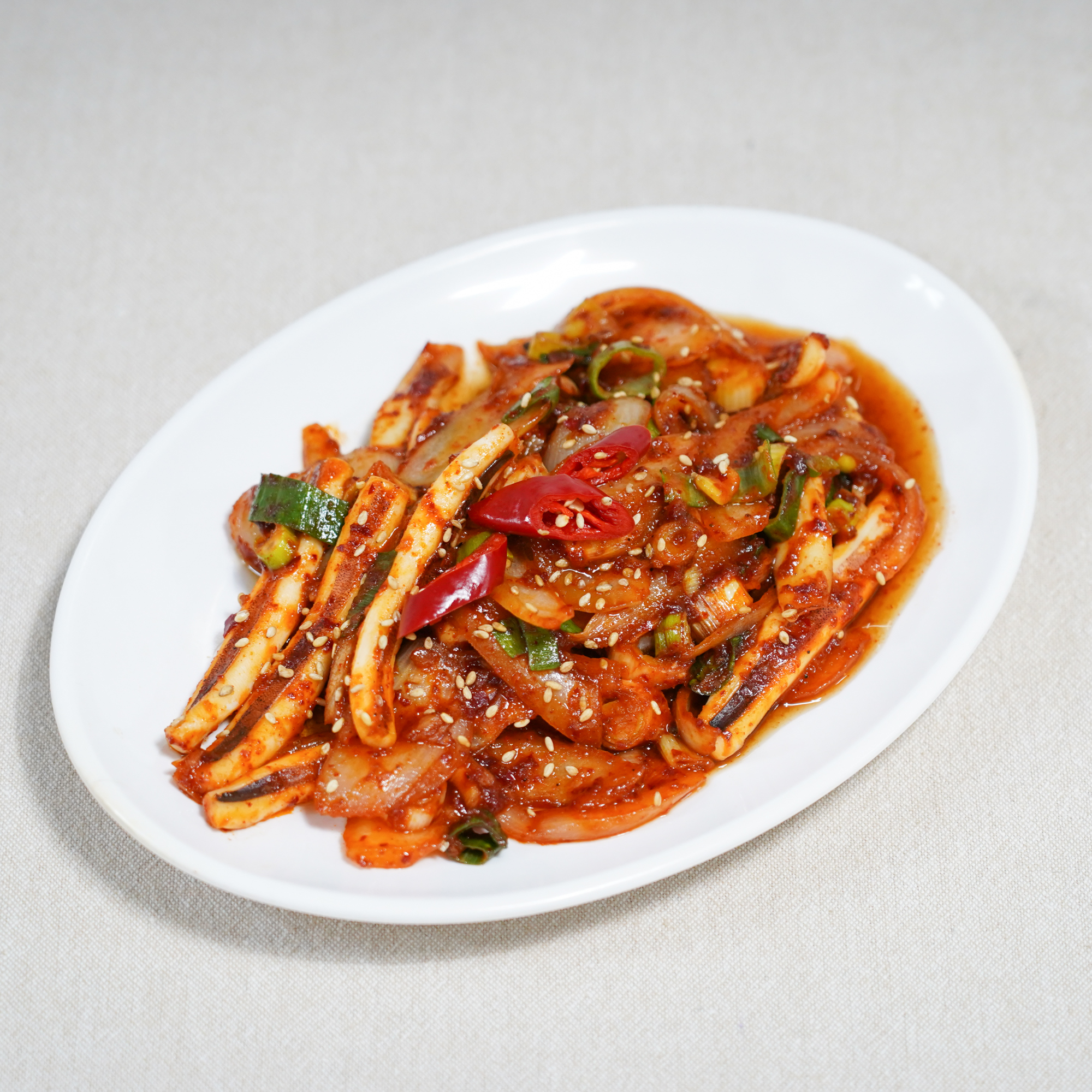 [광진구 배달] 매콤한 오징어볶음 (1인분) [영동교 푸지메] : 동네시장 장보기