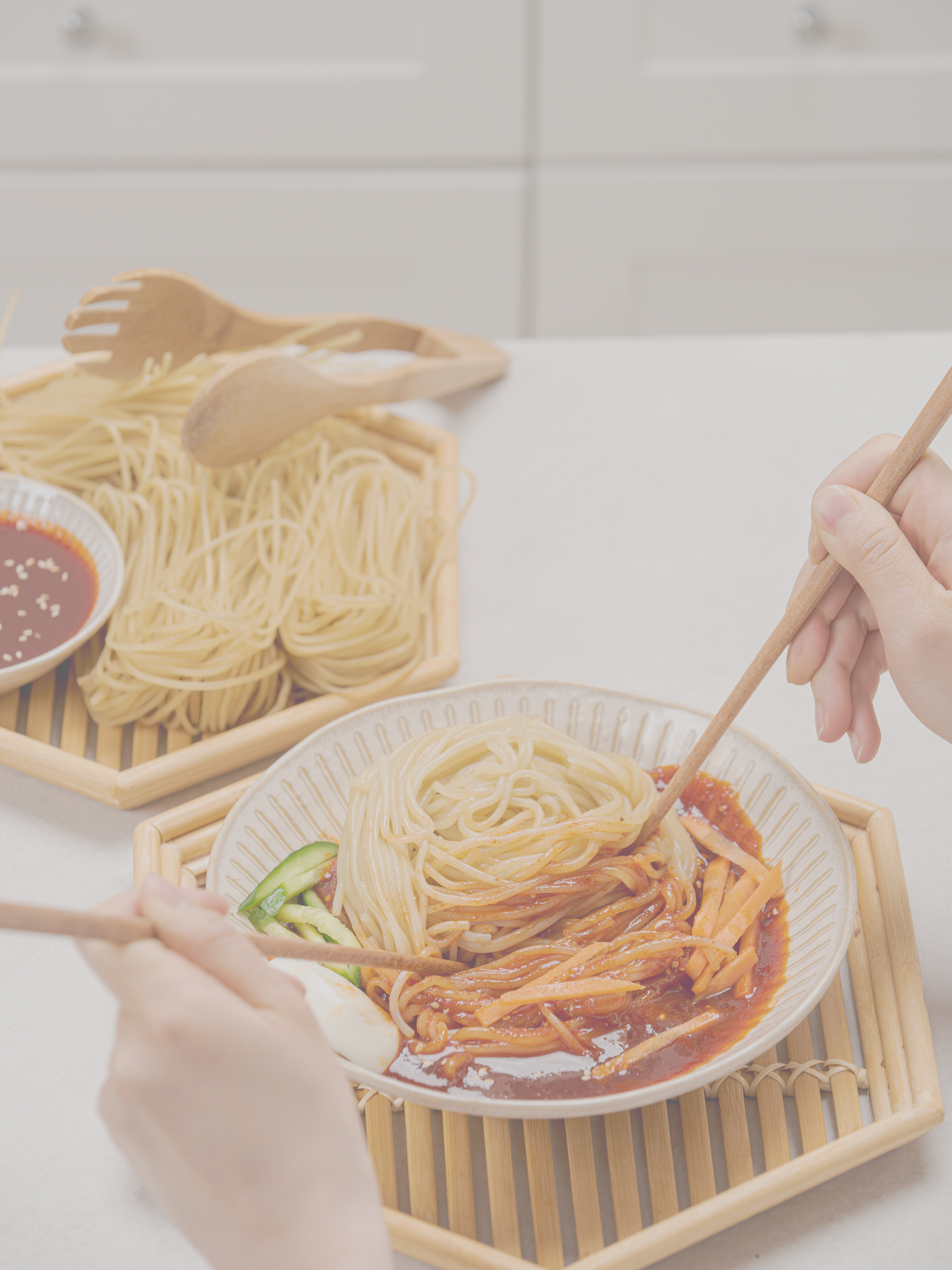매콤 새콤 달달 용궁 쫄면 5인분 포장 분식 맛집 참피디 리뷰 시식 : 산들몰