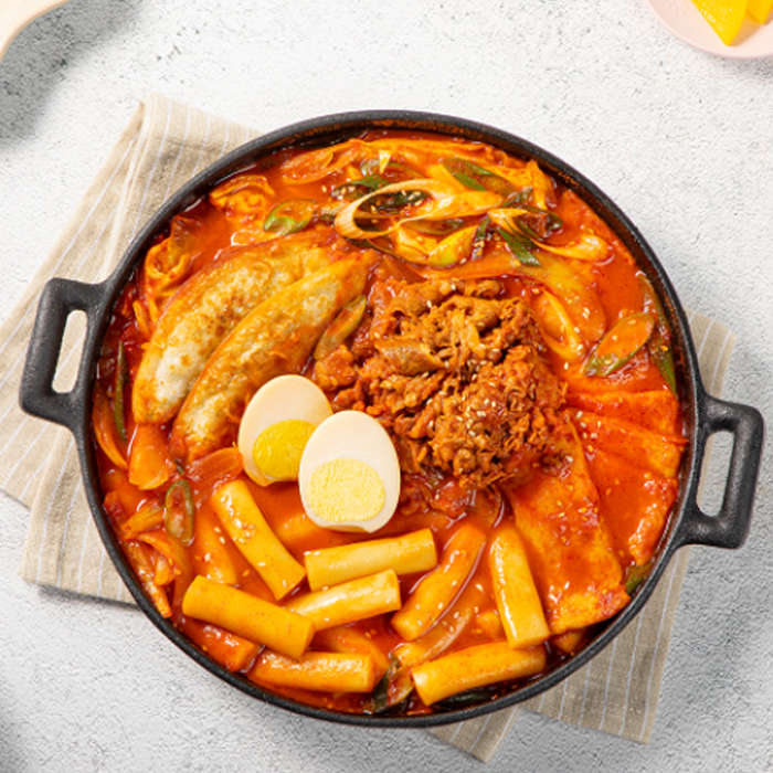매콤한 우삼겹 즉석 떡볶이 밀키트 (2인분) : 디에스올마트