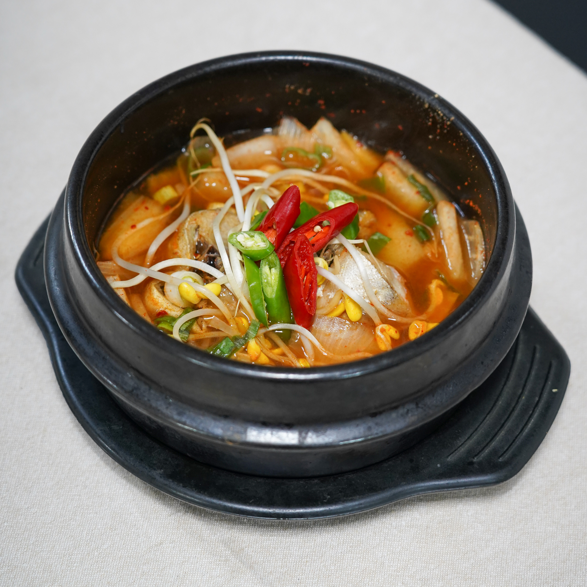 [광진구 배달] 얼큰한 동태찌개 (1인분) [영동교 푸지메] : 동네시장 장보기