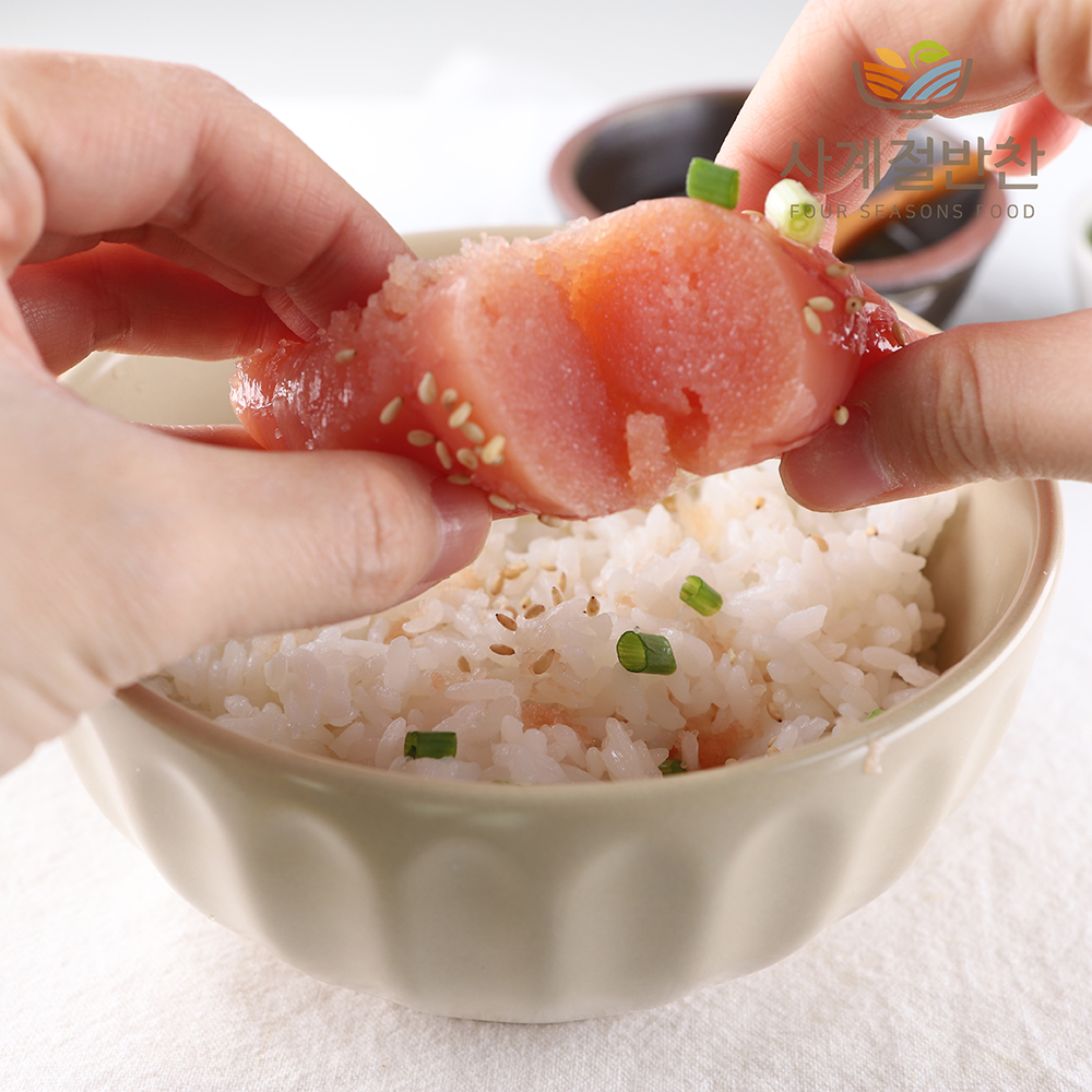 무색소 저염 명란젓갈 정란 500g 백명란젓 선동 요리 : 사계절반찬