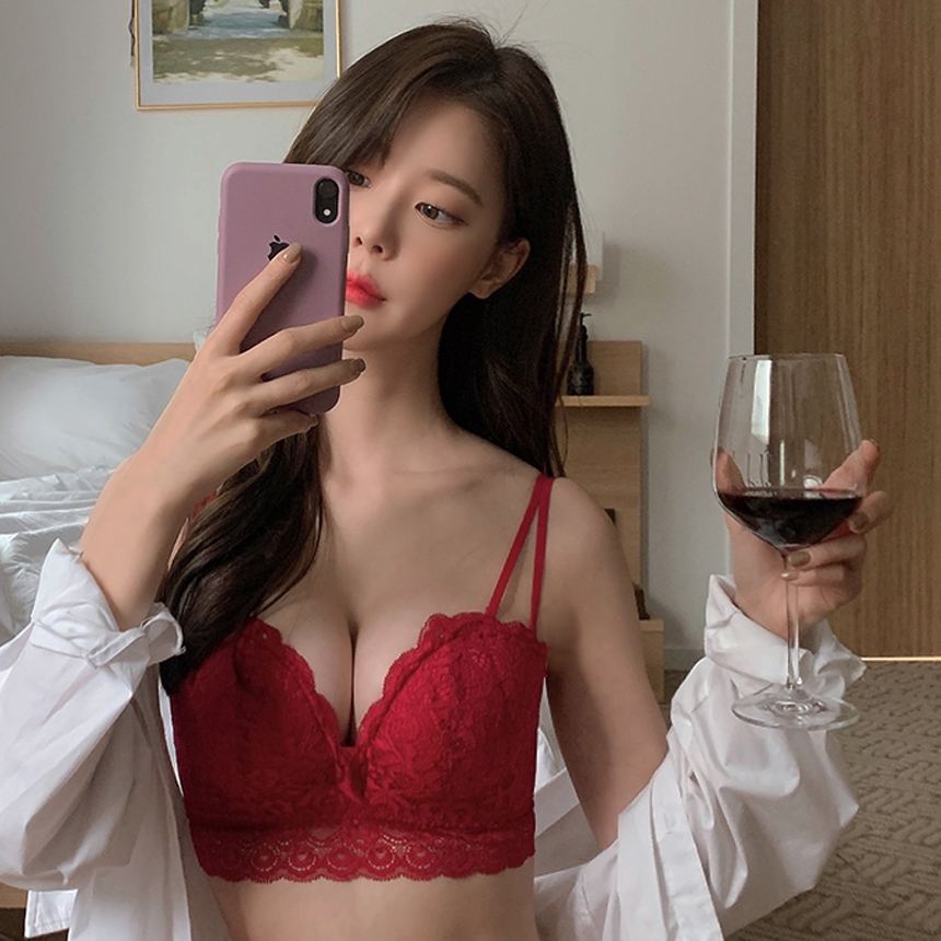 모아 레이스 노와이어 브라팬티세트 가슴모아주는 브라렛 예쁜 바디프로필 바프속옷 신혼여행 : 유어에르