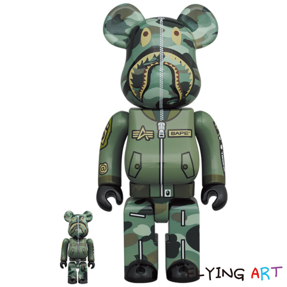 베어브릭 베이프 알파 100%&400% 메디콤토이 BEARBRICK BAPE ALPHA : 미스박의 아트날다