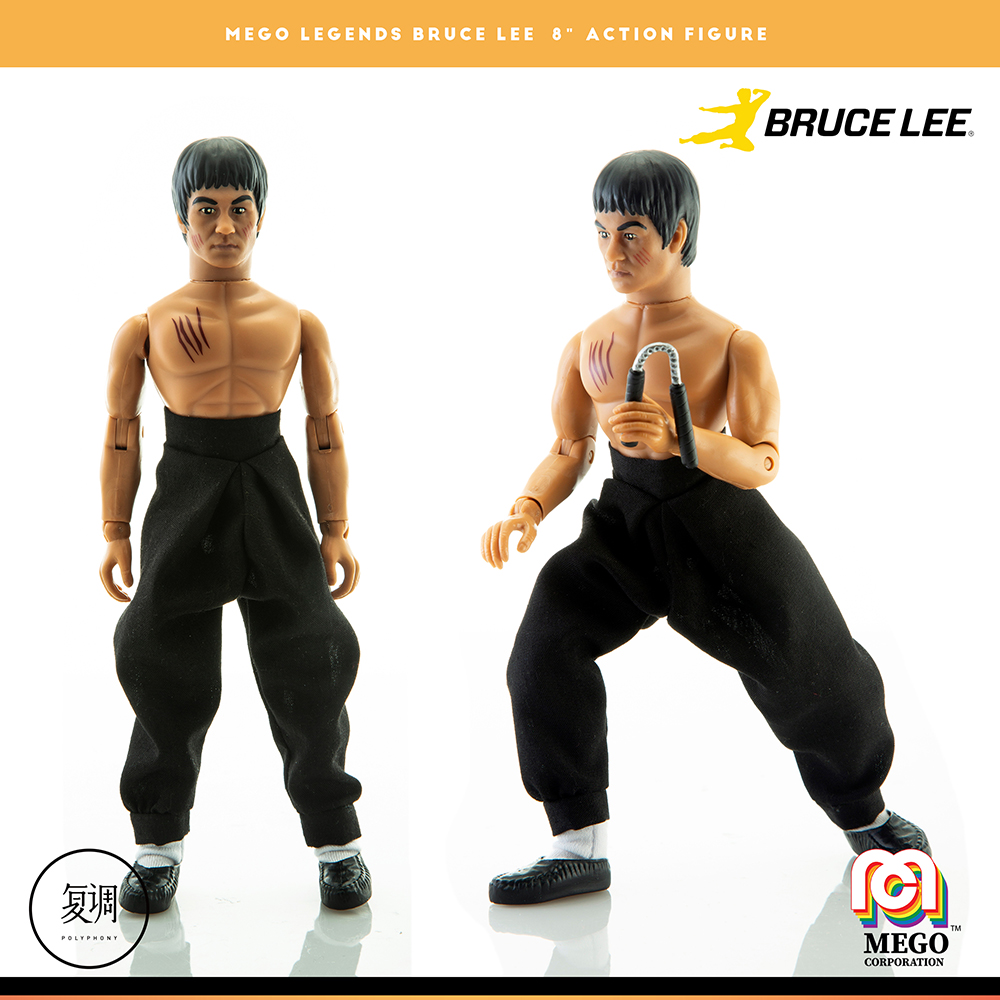 무비시리즈 Mego Legends 이소령 Bruce Lee 8인치 액션 피규어 : 토이토스
