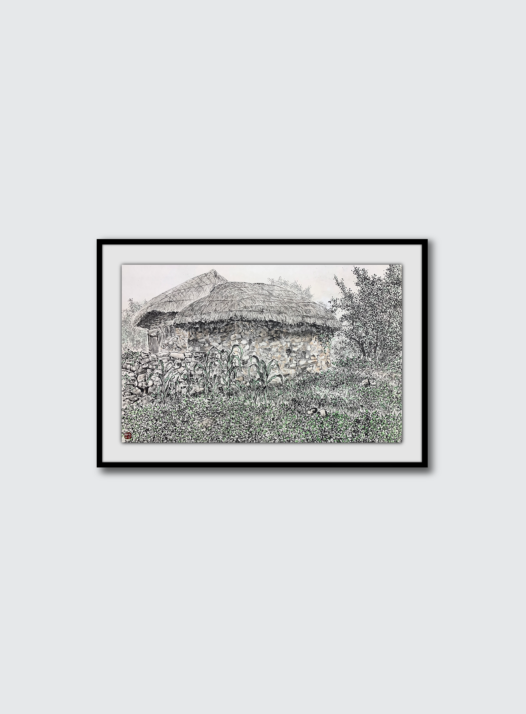 Country Side 1, 시골 1, Cheong Hyeong Yeol, 정형렬 : 비아캔버스