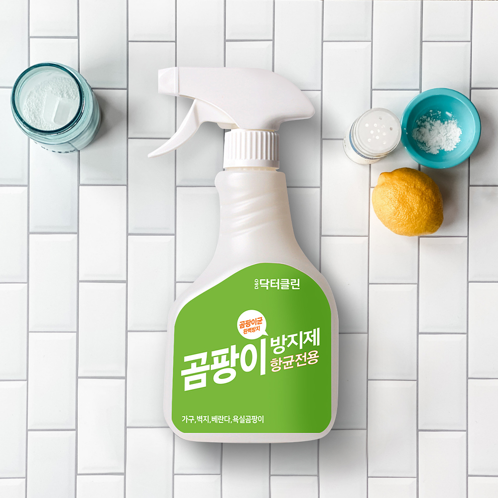 닥터클린 곰팡이 항균 전용 방지제 베란다 벽지 가구 화장실 곰팡이균 억제 500ml : 크린리빙