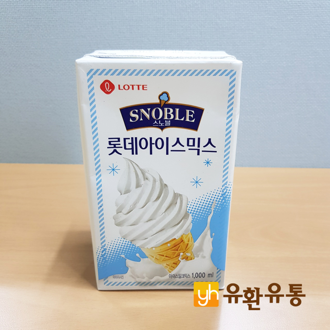 소프트아이스크림 믹스 롯데 바닐라맛 원액 1Lx10팩 (1Box) : 유환유통