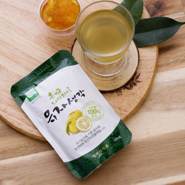 완도 유기농 유자차 수제 유자청 1kg 2kg 유자원액 750ml : 코코N몰
