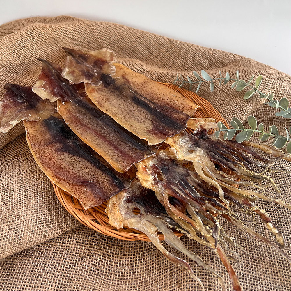강원도 강릉 깔끔 간편한 마른 오징어 건조 산오징어 10마리(700g-750g) : 강릉댁