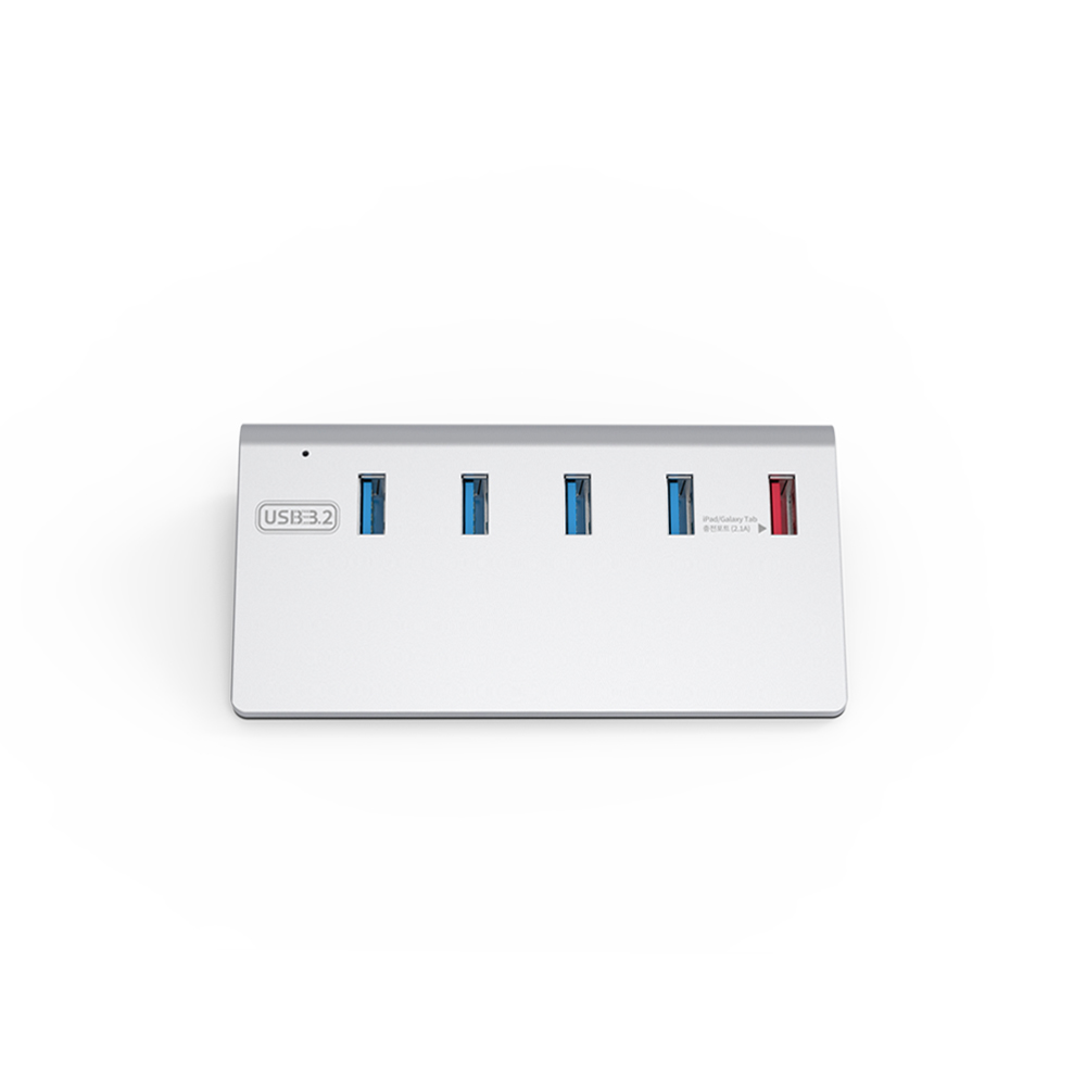 NEXT-346U3QC-10G 유전원 5포트 USB 3.2 Gen2 허브 / 퀵차지 1포트 / 최대 10Gbps / 노트북 맥북 USB허브 : 호텍 HOTEC
