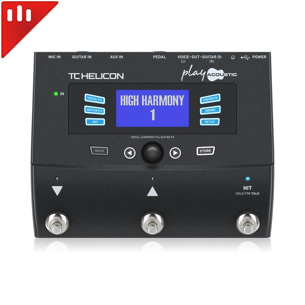 TC Helicon TC헬리콘 PLAY ACOUSTIC 보컬 & 기타 이펙터 : 뮤존