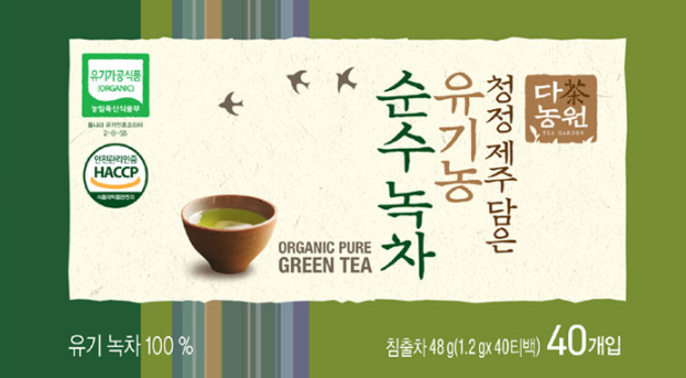 녹차효능 제주 유기농 녹차 티백 마시는차 먹는차 순수 녹차 다농원 제주도 : 꿈나무몰