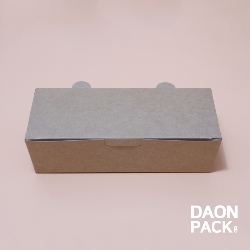 [KY 도시락 1호] 일회용 크라프트 도시락 김밥 분식 떡집 포장용기 / 1box 600개 : 다온팩