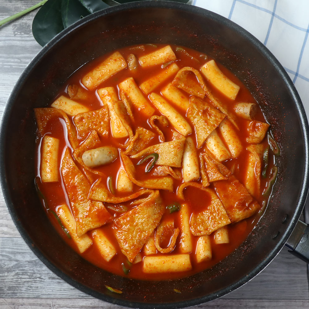 자연미가 국물떡볶이(밀떡+소스+어묵) 560gx1팩 /mbd : 우리존농산