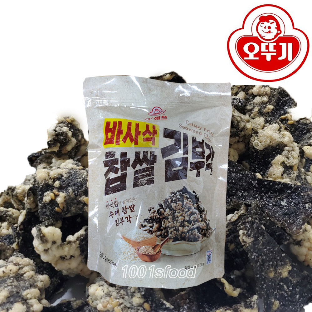 오쉐프 바사삭 찹쌀김부각 300g : 천일푸드