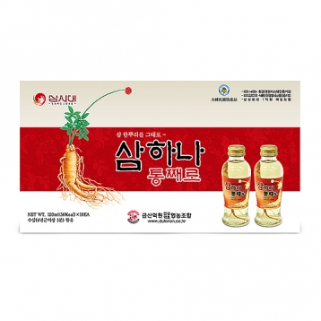 금산흑삼 삼 하나 통째로 120ml 10병 : 순수자연건강