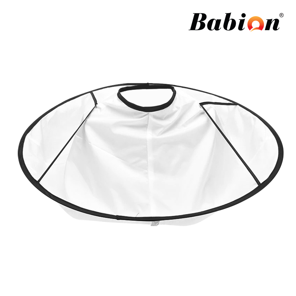 바비온 헤어샵 커트보 미용실 염색 미용 용품 재료 가운 컷트보 파마보 유아 원형(S) 화이트 : 라이징몰