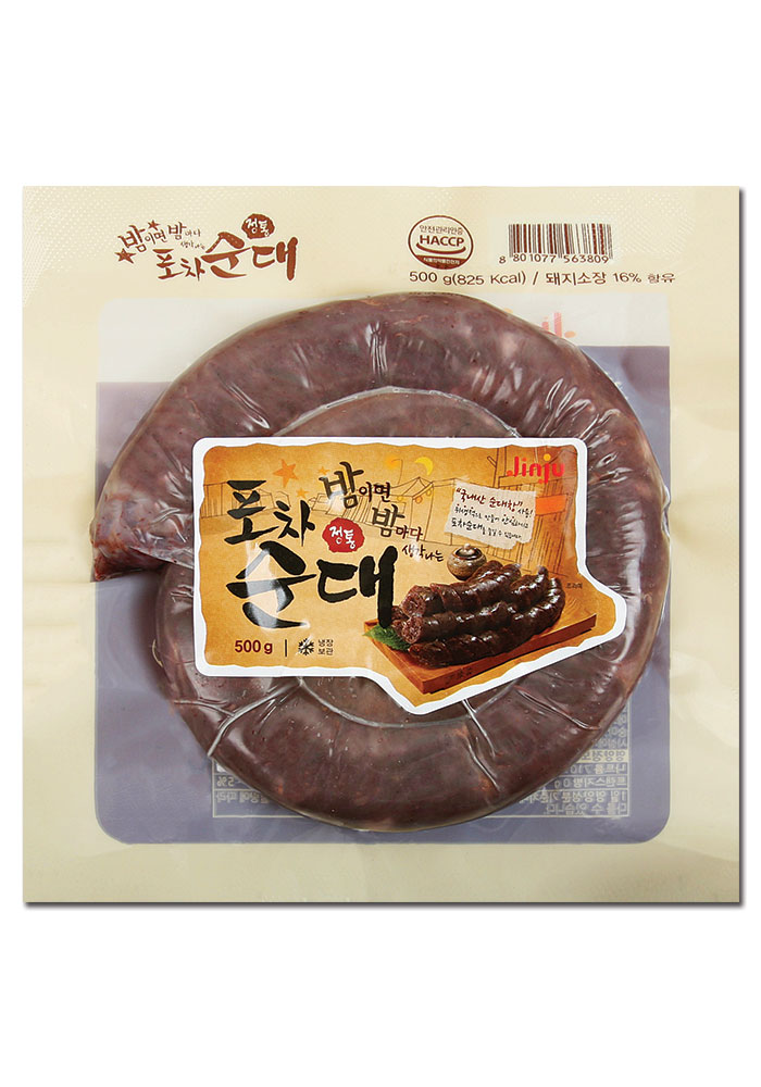 진주 정통 포차순대 500g : 더마트