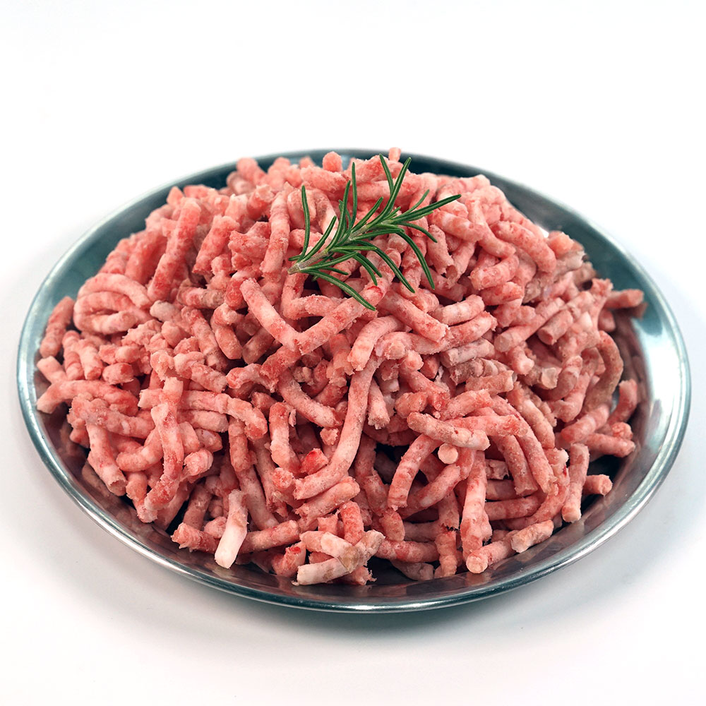 돼지다짐육1kg 국내산 한돈 냉동 돼지 뒷다리살 돼지민찌 다진고기 : 고기생각