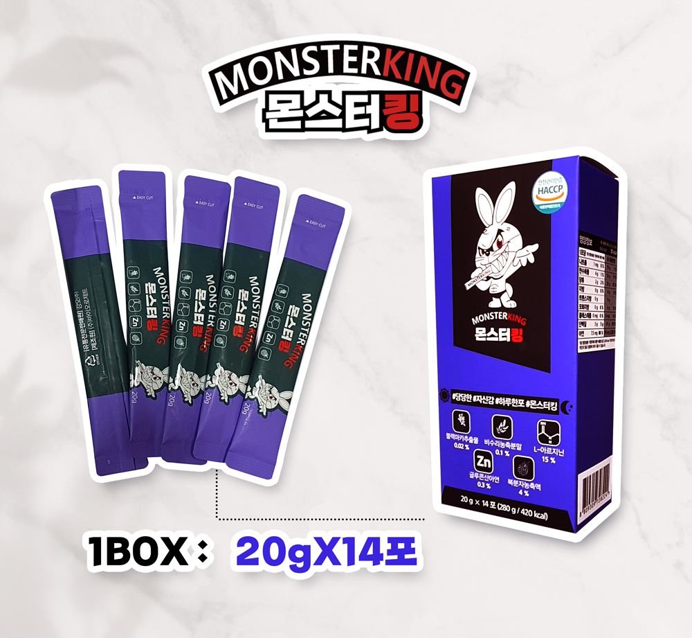 남성활력음료 아르기닌 야관문 피로회복제 수험생영양제 스트레스영양제 몬스터킹 : 허니그랜