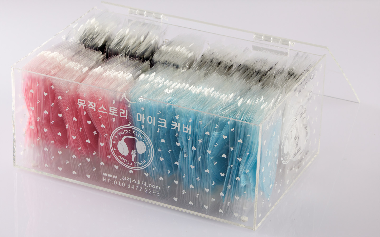 뮤직스토리 6색 노래방 마이크커버 위생커버 마이크덮개 유선 무선 5000EA (개별포장) : 뮤직스토리 마이크커버