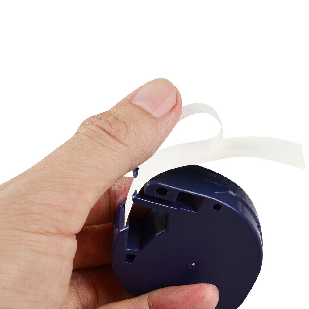 5 호환 가능한 Dymo LetraTag 91201 블랙 온 화이트12mm x 4m 플라스틱 라벨 테이프 91331 91221 59422 S0721660 : 모아모아95