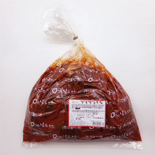 진솔미그린 양념깻잎 4kg : 장볼레