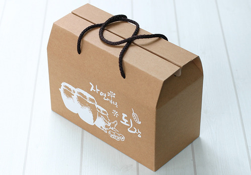 (된장)243다용도(중) 1세트 100개 답례품 전통장 패키지 포장박스 악세사리 : 박스톡 Box Talk