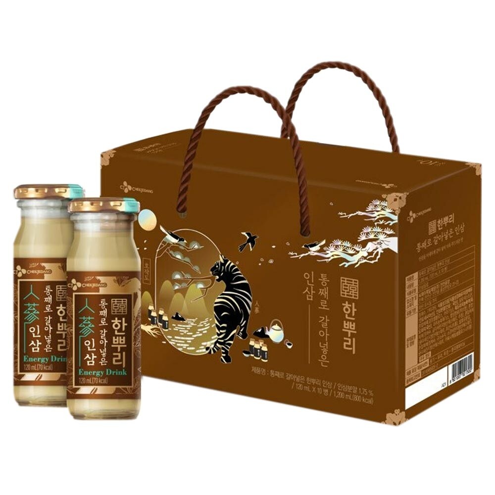 CJ 한뿌리인삼 120mL 30병 : 신세계라이브쇼핑