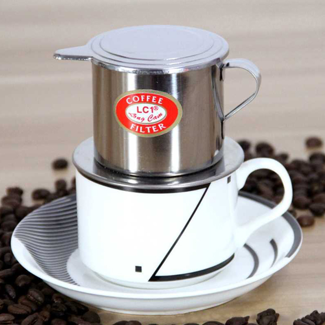 베트남카페 커피핀 핸드드립퍼 LC1 COFFEE PHIN(S/M크기) : 월드푸드