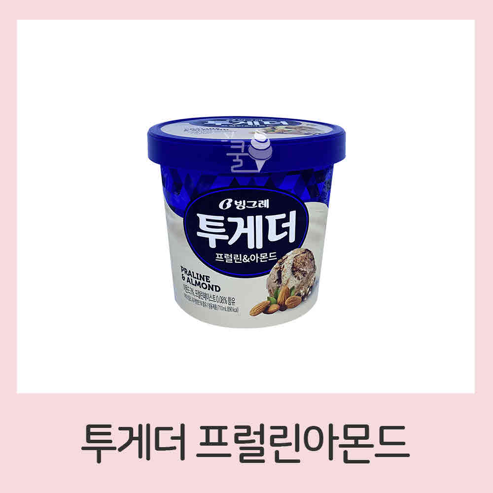 투게더 프럴린아몬드 아이스크림 6개 : 차콩이네