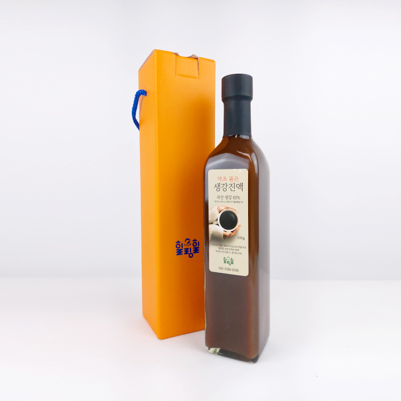 맵지않은 생강맛 힐링힐 약초품은 생강진액 650g : 힐링힐