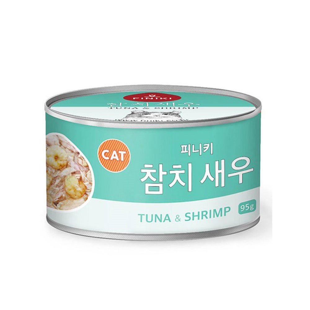피니키 고양이캔 참치새우, 95g, 1개 : 더나은펫
