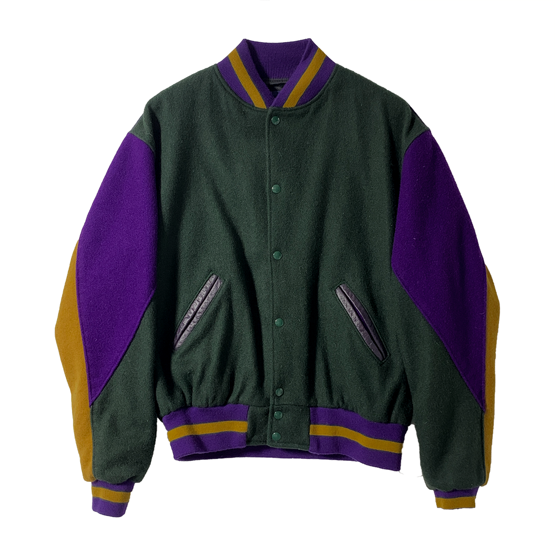 VTG HOLLOWAY Color Block Varsity Jacket : 피버 체이서스