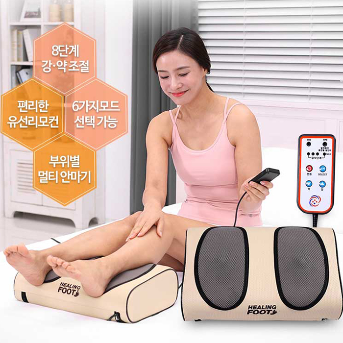 휴켐플러스 힐링풋 발 안마기 다리 발목펌프 두드림 팡팡 발마사지기 HJN-200 : 에이파파