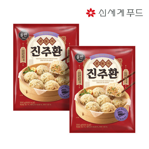 올반 중화만두 광둥식 진주환 300g : 그린푸드마켓